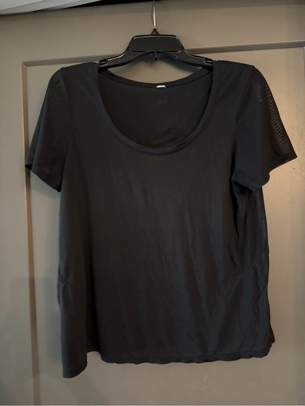 ALO Yoga Womens Mesh Short Sleeve size Large